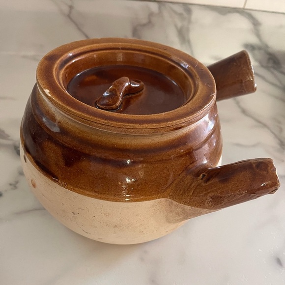 Rare Vintage Japanese Handmade Clay Pottery Teapot with Sidespout - Picture 6 of 11